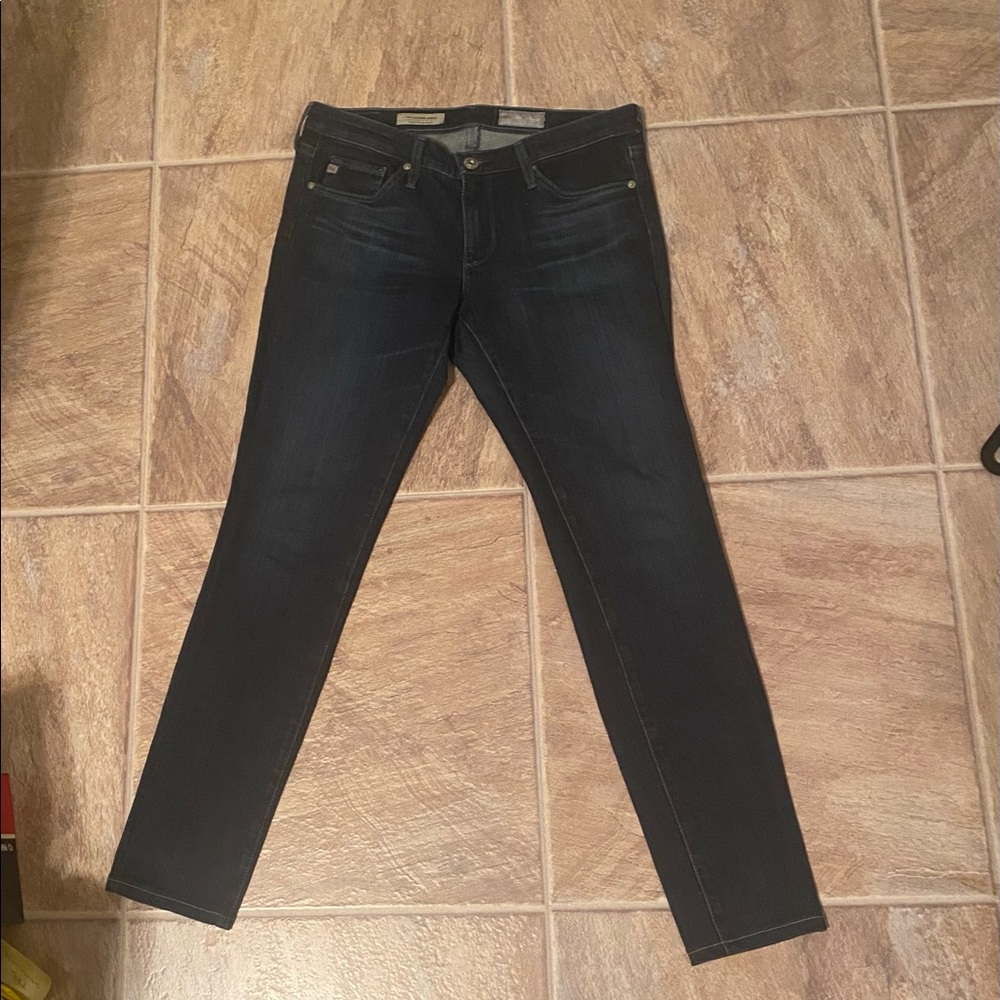 AG Adriano Goldschmied Jeans The Legging Ankle Super Skinny Crop 26R